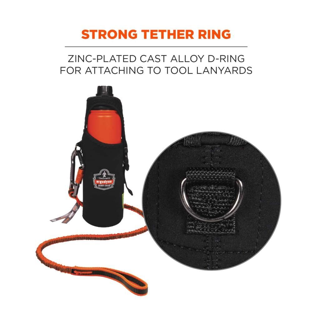 Ergodyne 3775 L Black Can & Bottle Holder Trap, large image number 7
