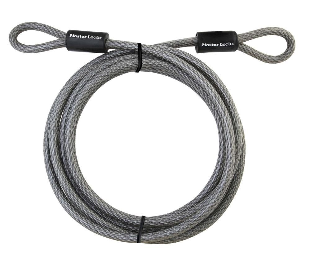 Master Lock 180-in Gray Steel Keyed Cable Lock - 72DPF, large image number 1