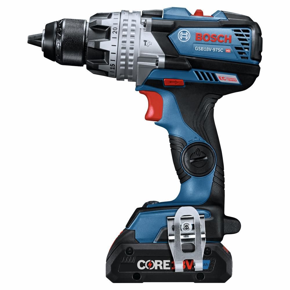 Bosch 18V 1/2in Hammer Drill Driver Kit, large image number 10