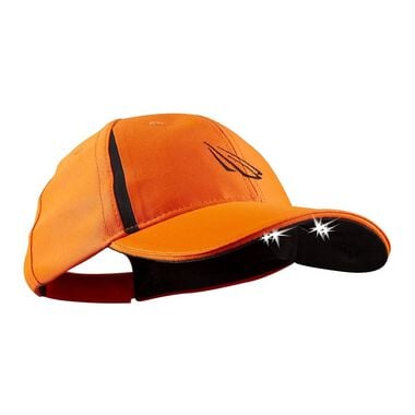 Panther Vision Headlamp Cap Blaze Orange Lighted Battery Powered