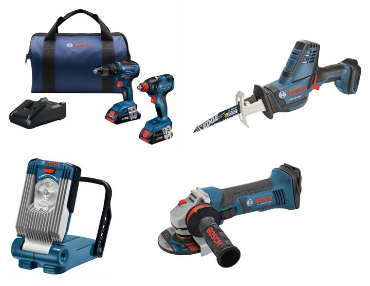 Bosch 5 Tool Combo Kit MEP Bundle, large image number 0
