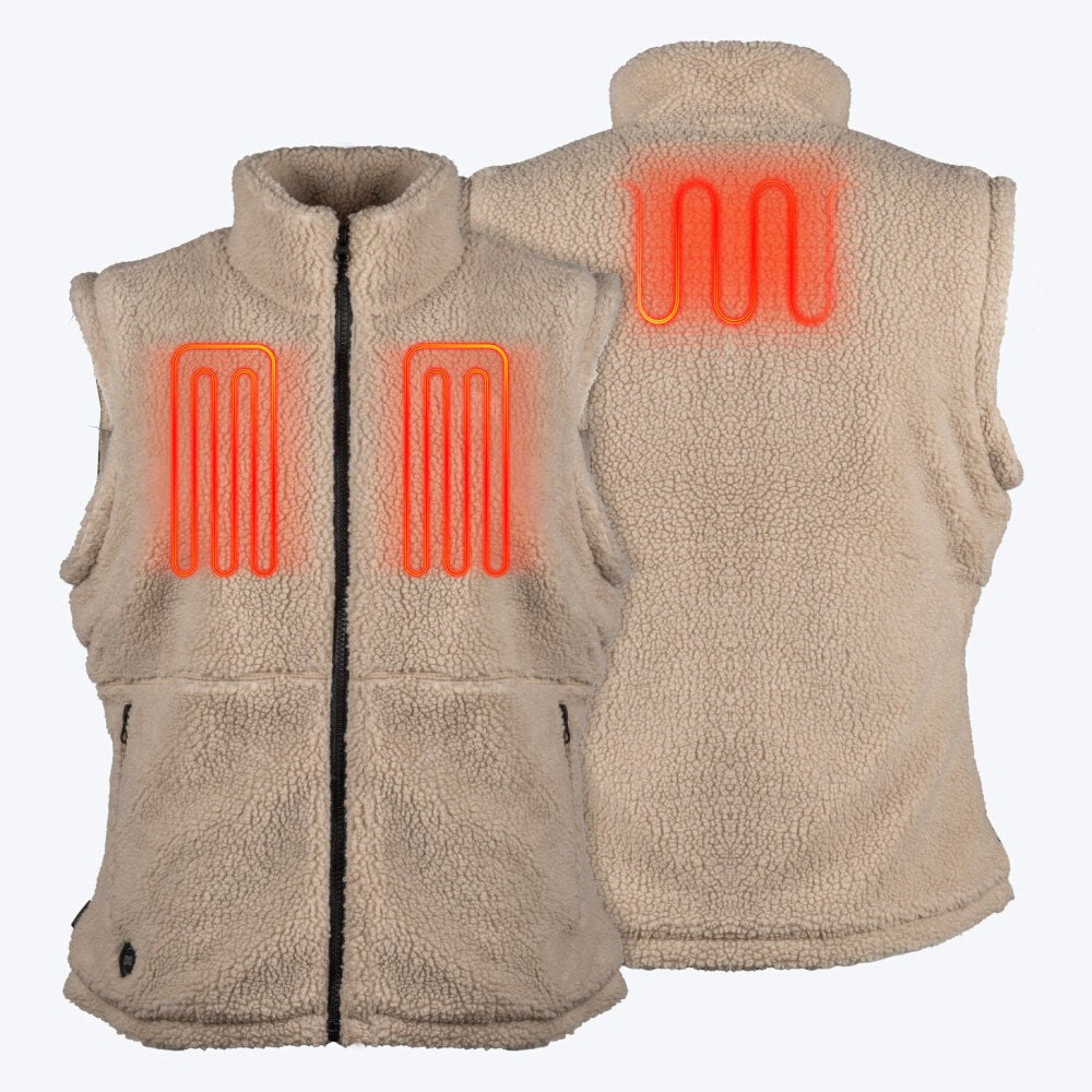 Mobile Warming Upland Sherpa Women's Heated Vest Kit 7.4V, large image number 2