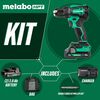 Metabo HPT 18V MultiVolt Cordless Brushless Hammer Drill Kit (2 x 2.0Ah), small