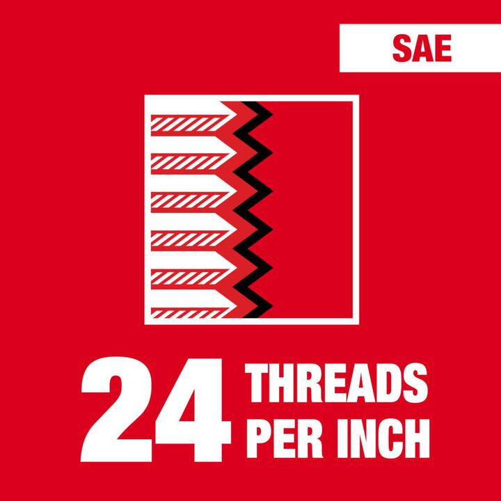 Milwaukee 12-24 NC Straight Flute Plug Tap & #16 Drill Bit, large image number 1