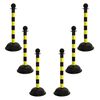 Mr Chain 3in Striped Stanchions - 6 pack, small