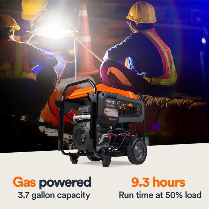 Generac GP Series 22,500 Watt Gas Powered 50-State Portable Generator with COsense Technology, large image number 5