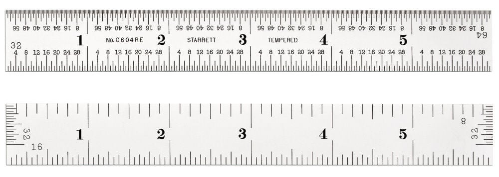 Starrett 605 Series Steel Rule 6in, large image number 1