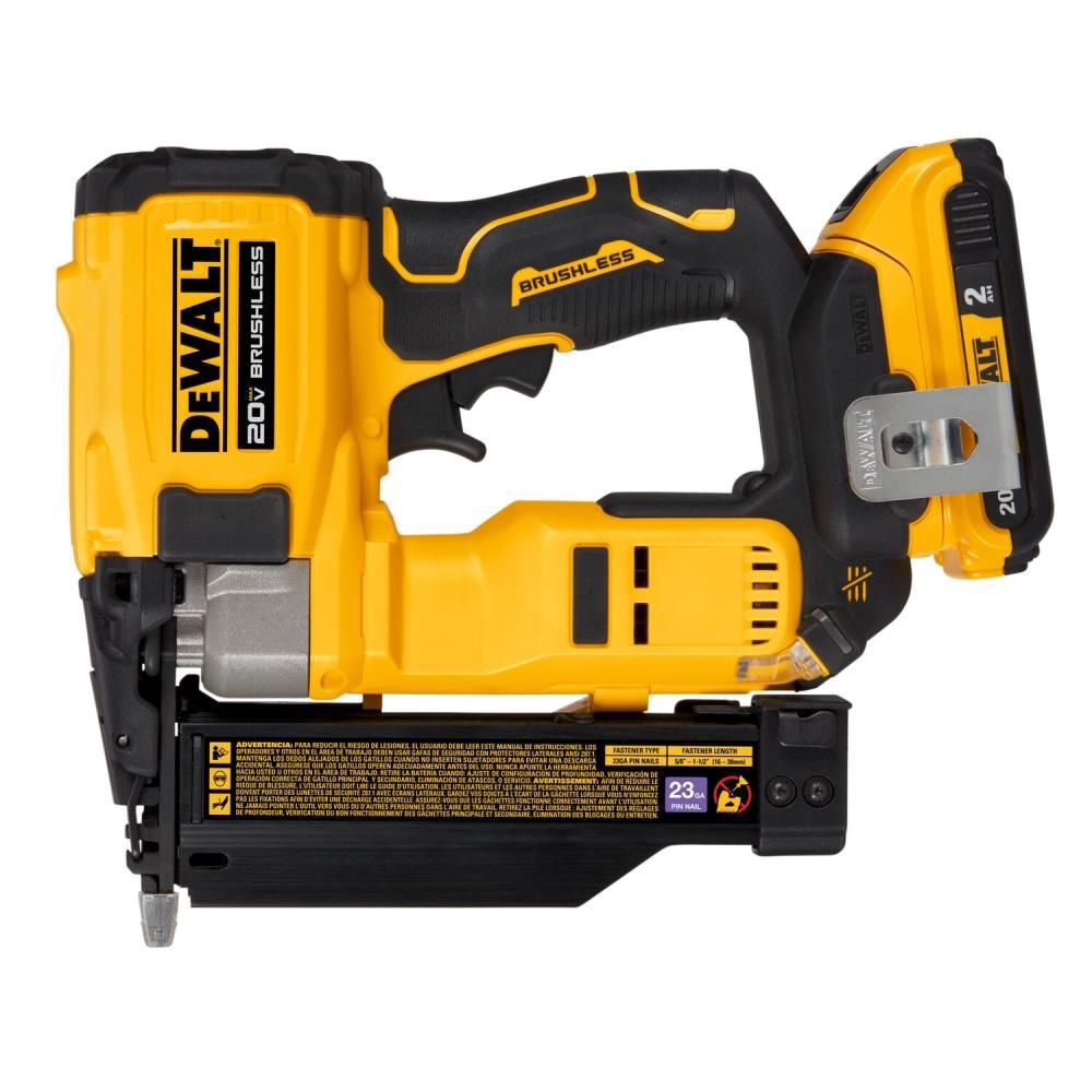 DEWALT ATOMIC Compact Series 20V MAX Pin Nailer 23 Gauge Kit, large image number 2