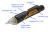 Ideal Industries Dual Range 12-1000 Volt Non-Contact Voltage Sensor with Flashlight, small image number 2