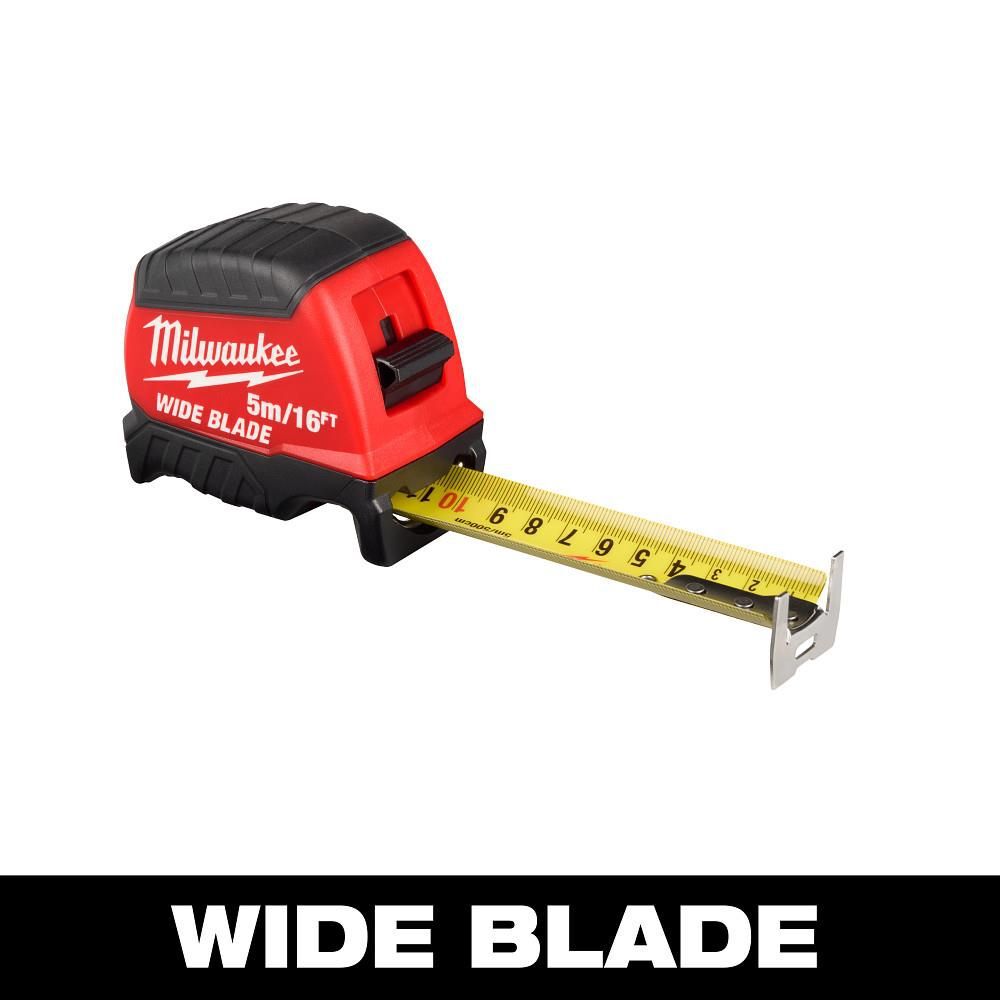 Milwaukee 5m/16 Ft. Wide Blade Tape Measure, large image number 8