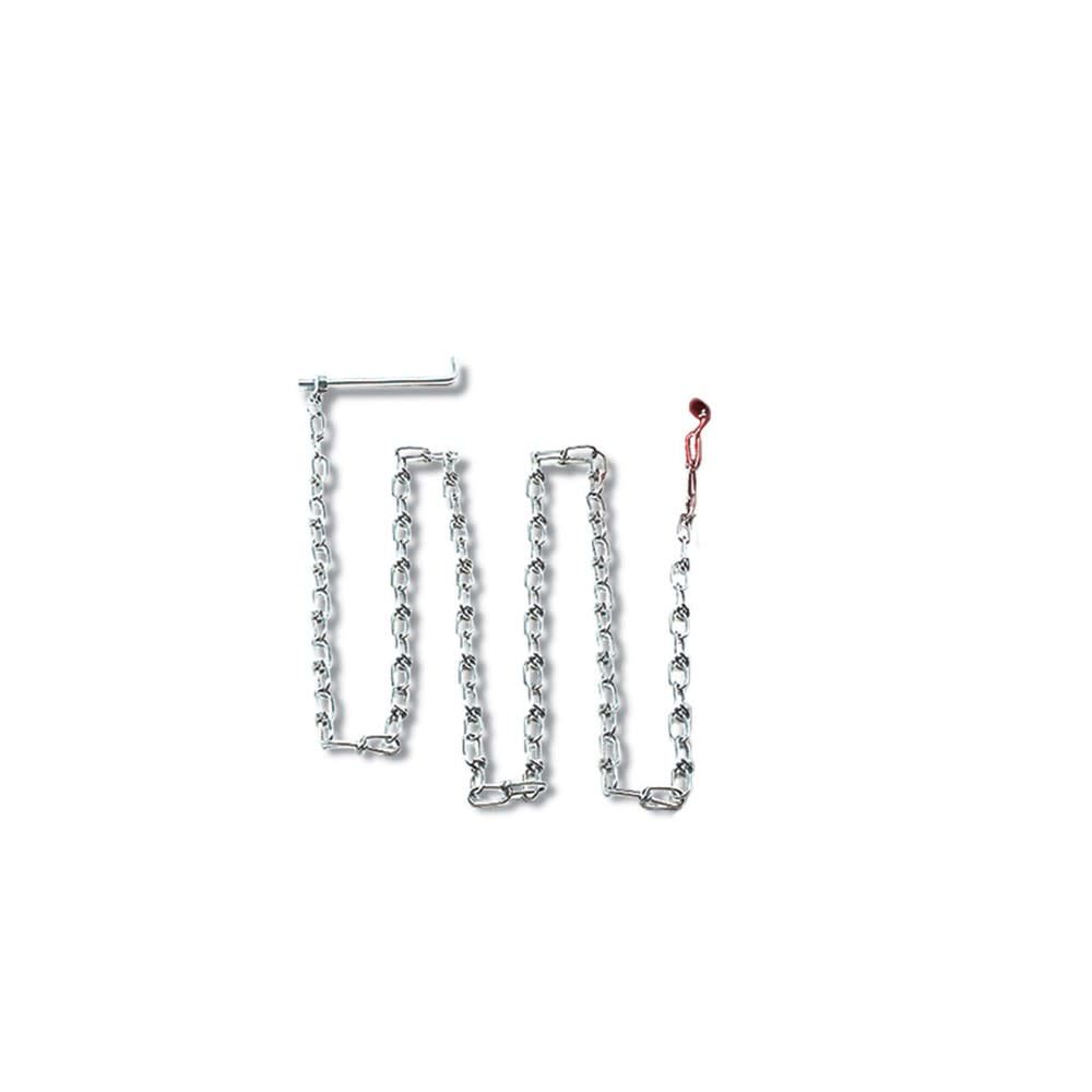 Checkers Safety 225 Lbs 15 Ft. Economy Dock Chain for Wheel Chocks – MS1602-1-15