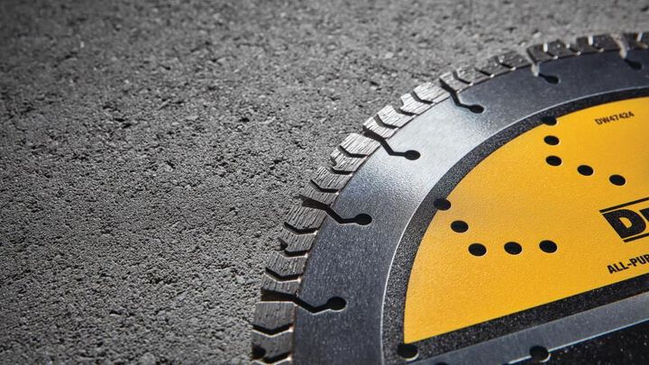 DEWALT XP4 All-Purpose 14 Inch Segmented Rim Diamond Blade for Fast Cuts in General Purpose Concrete, large image number 2