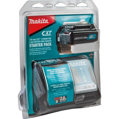 Makita 12V Max CXT Lithium-Ion Battery and Charger Starter Pack (2.0Ah), large image number 3