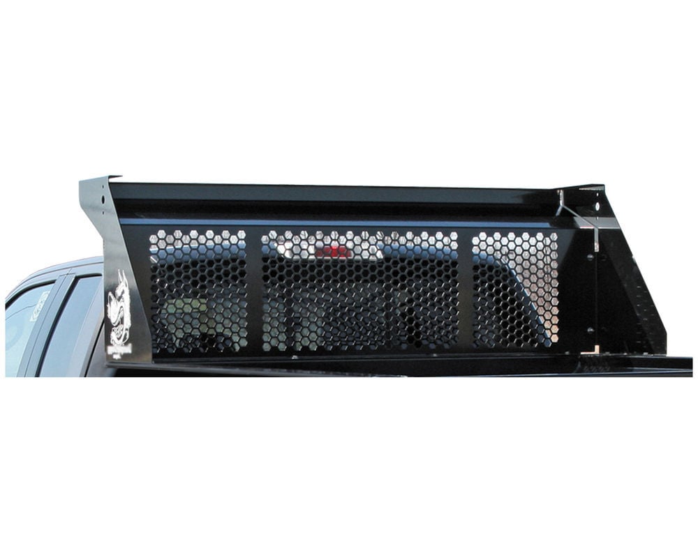 Buyers Products Company Black Steel Bolt-On Cab Guard for DumperDogg-Use with Steel Insert, large image number 1