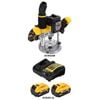 DEWALT 20V MAX Cordless Plunge Router & Li-Ion 5Ah Starter Kit Bundle, small image number 2