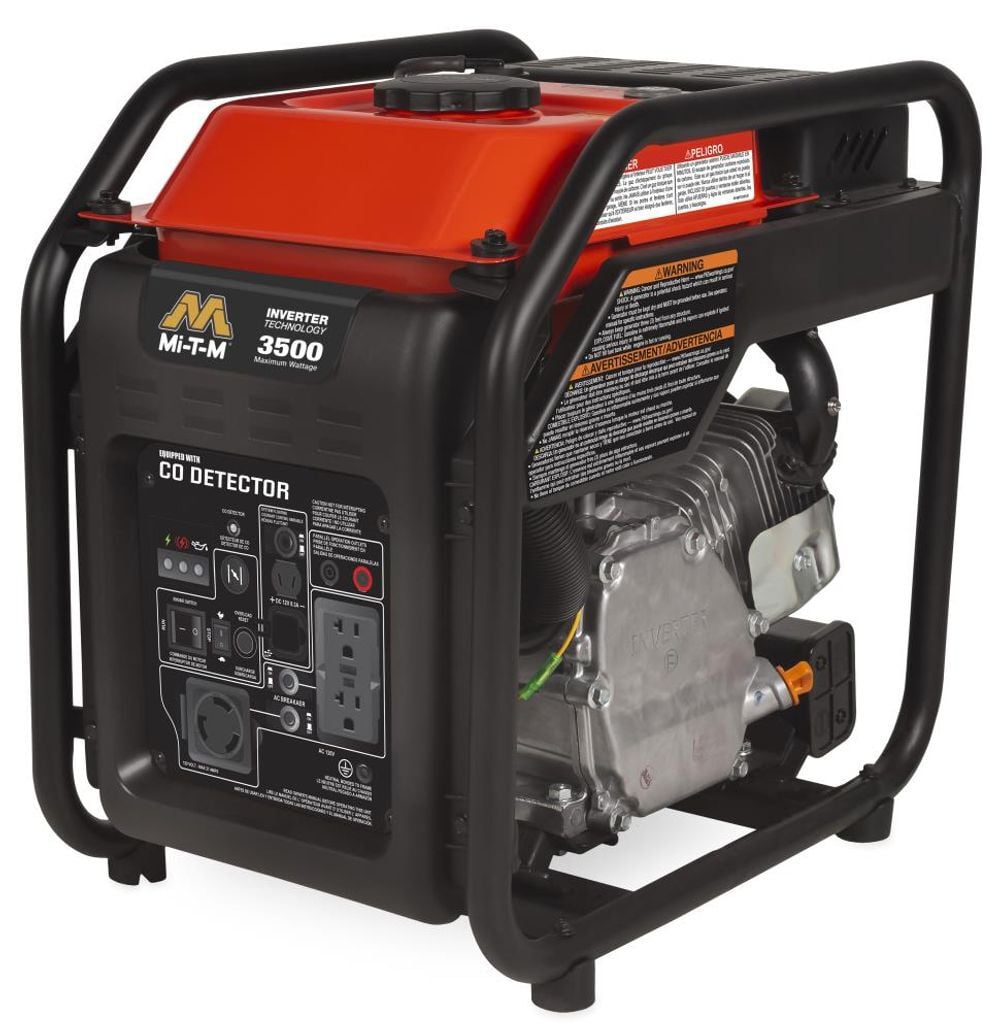 Mi T M 3,500 Watt Gas Powered 50-State Portable Inverter Generator with CO Detector, large image number 1