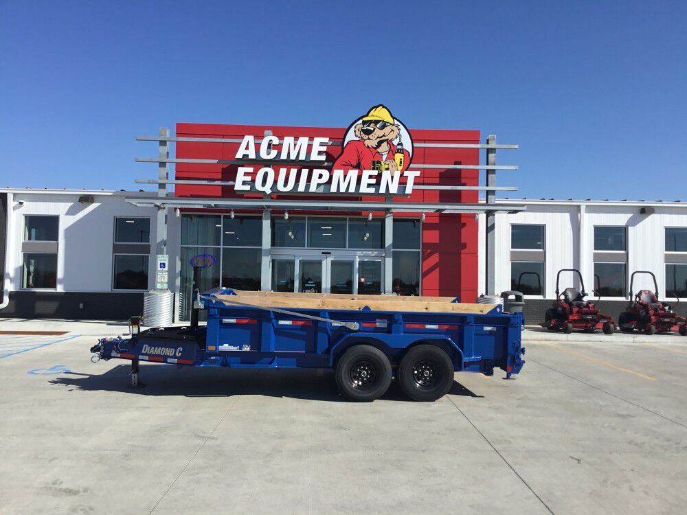 Diamond C LPT 14 Ft Heavy Duty Telescopic Dump Trailer, large image number 2