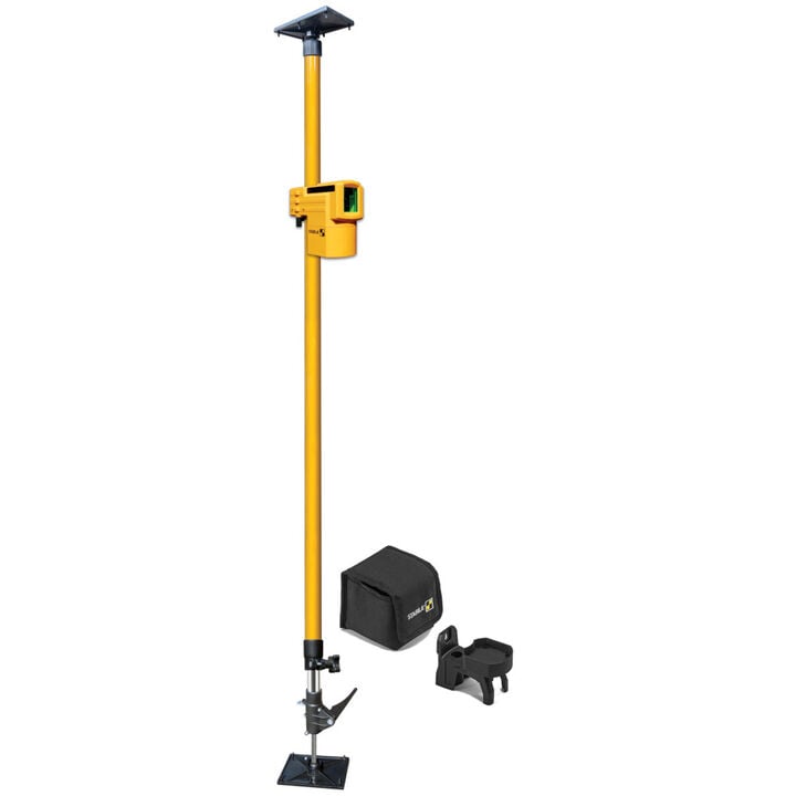 Stabila LAX 50 Green Cross-Line Laser Level Set with Pole, large image number 3