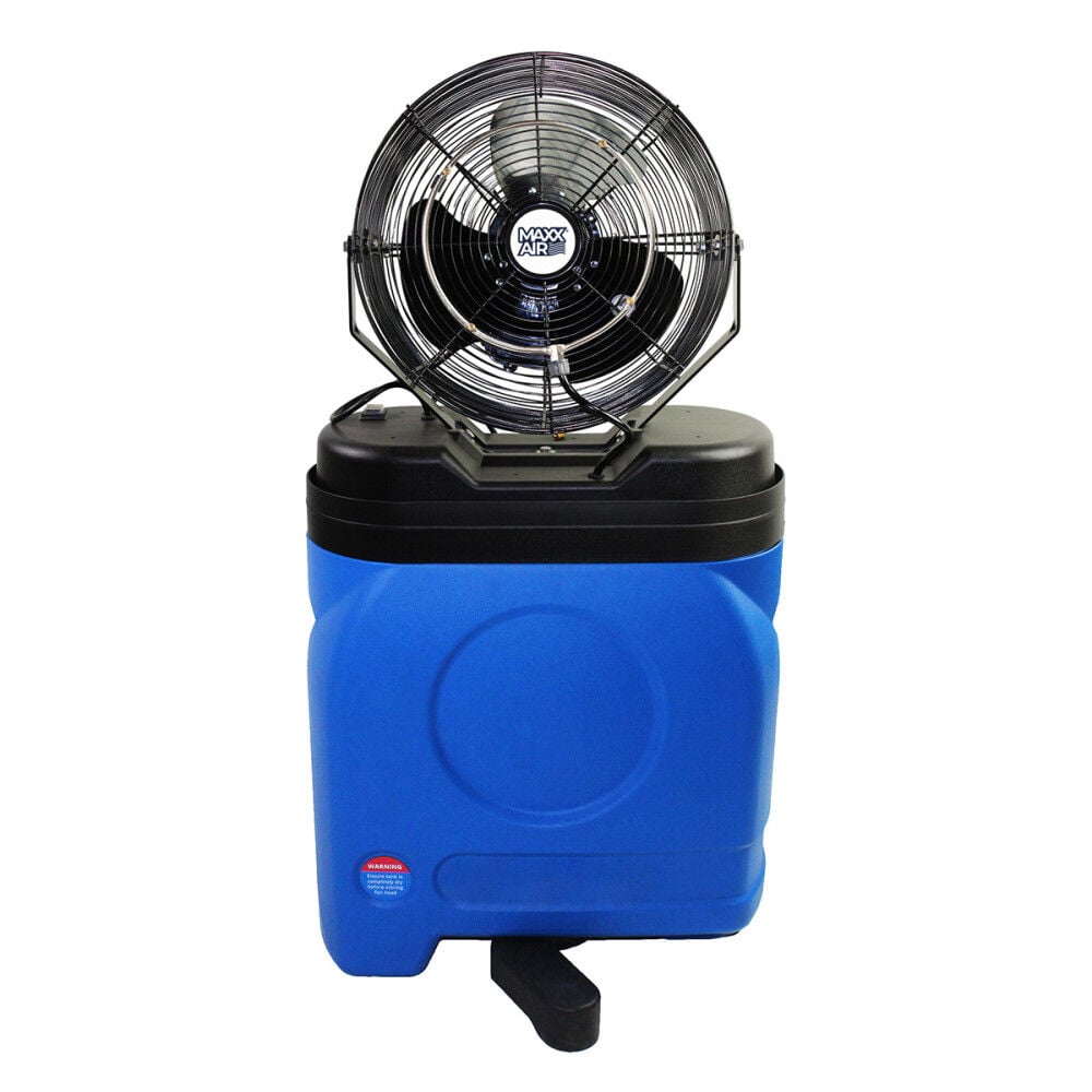 Maxx Air 14 Inch 1000 CFM 120V 3-Speed Misting Fan with 20 Gallon Tank, large image number 1