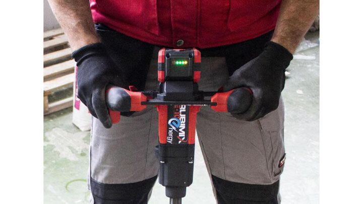 Rubi Tools 18V 5Ah Lithium Ion Power Tool Battery Pack with Fuel Indicator, large image number 1