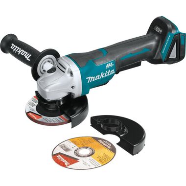 Makita 18V LXT 4-1/2 / 5in Paddle Switch Cut-Off/Angle Grinder with Electric Brake (Bare Tool)