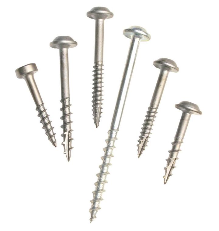 Kreg Pocket Screws - 1-1/4 In. #7 Fine Washer-Head 500ct