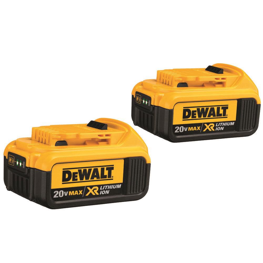 DEWALT 20V MAX 1/2 Inch Impact Wrench Hog Ring Anvil & XR Battery 2 Pack Bundle, large image number 3