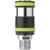 Flexzilla Pro Heavy Duty Safety Coupler 1/2in MNPT 1/2in Body, small image number 1