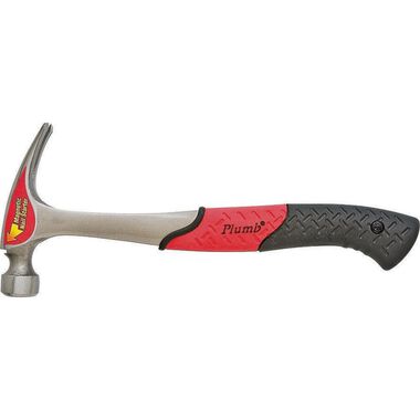 Plumb 20 Oz Solid Steel Head Anti-Shock Premium Rip Claw Hammer