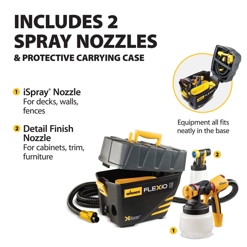 Wagner FLEXiO 5000 Indoor & Outdoor Portable Paint System, large image number 3