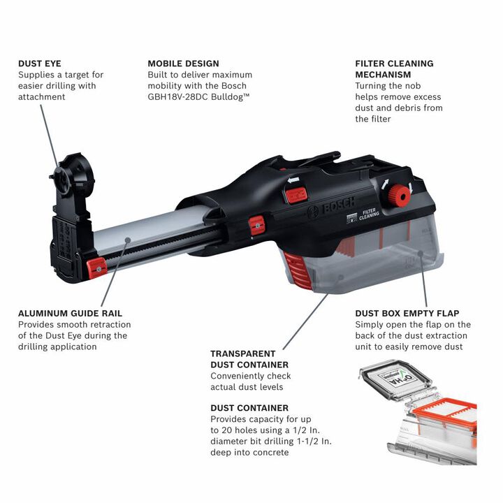 Bosch SDS plus Dust Collection Attachment, large image number 19