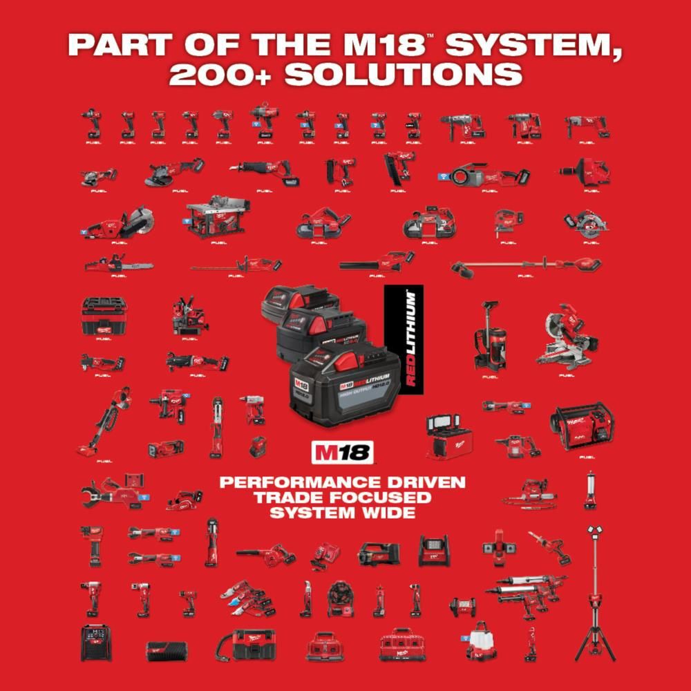 Milwaukee M18 Cordless Lithium-Ion 4-Tool Combo Kit, large image number 13