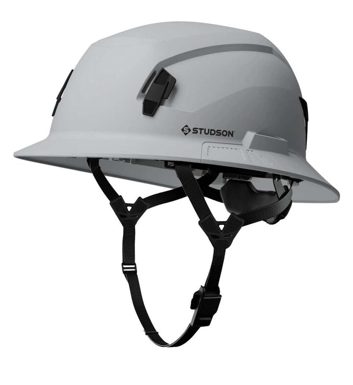 Studson Full Brim Non-Vented Safety Helmet Type 2 Class E North America Dual-Certification Gray