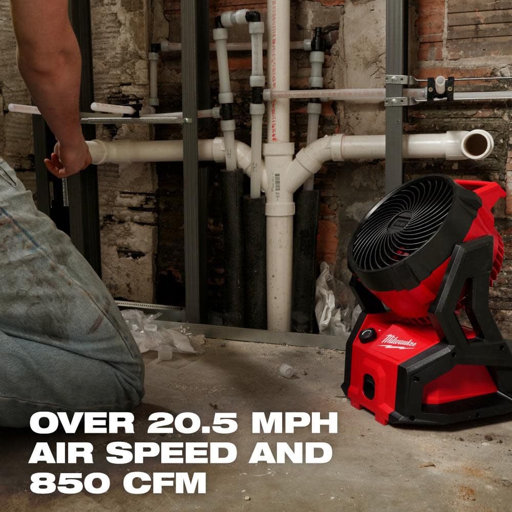 Milwaukee M18 Brushless PACKOUT Fan (Bare Tool), large image number 7