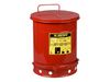 Justrite 10 Gallon Oily Waste Can, small image number 1