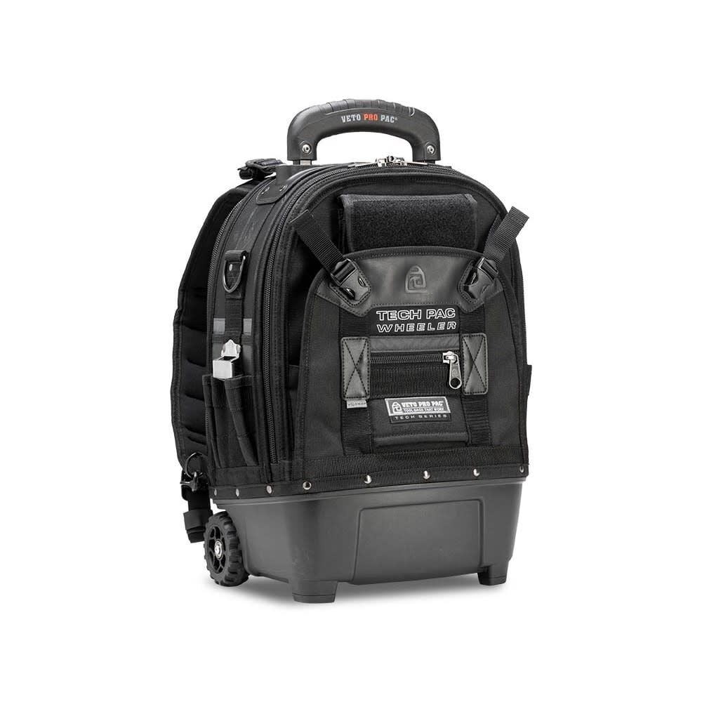 Veto Pro Pac 60 Lbs Tech Pac Wheeler Blackout Backpack with Tool and Meter Panel – VPP10874