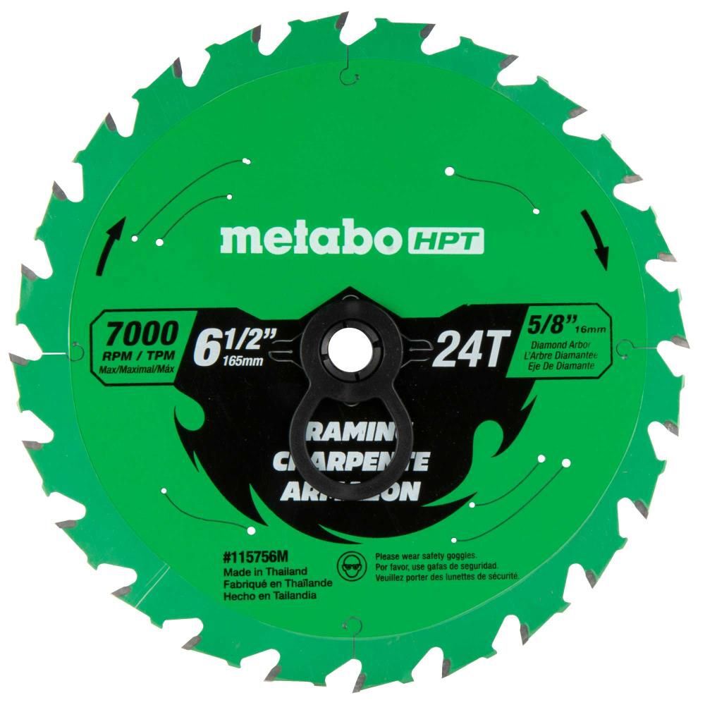 Metabo HPT Framing 6-1/2 Inch 24-Tooth Saw Blade, large image number 2