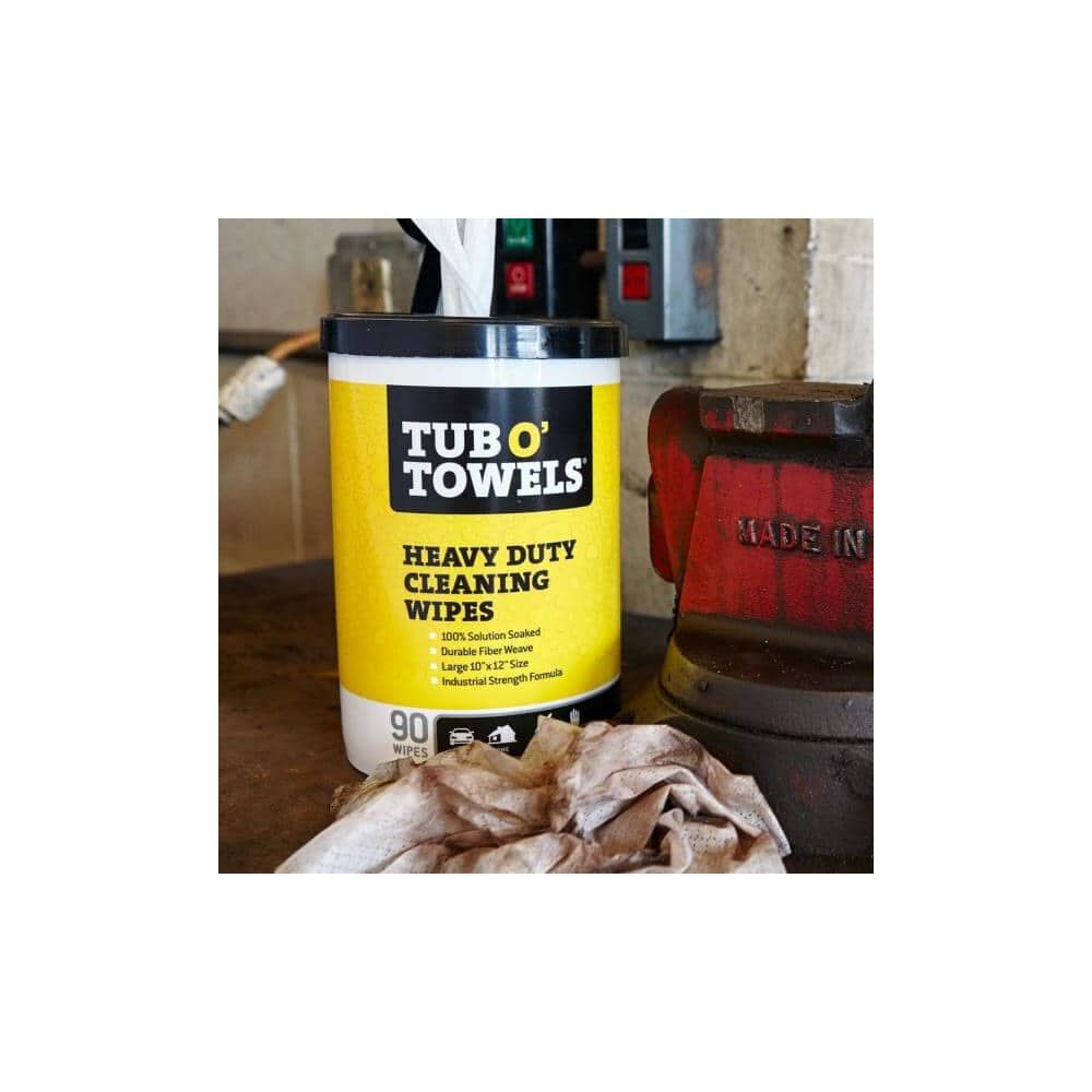 Tub O Towels Heavy Duty Cleaning Wipes 90qty, large image number 5