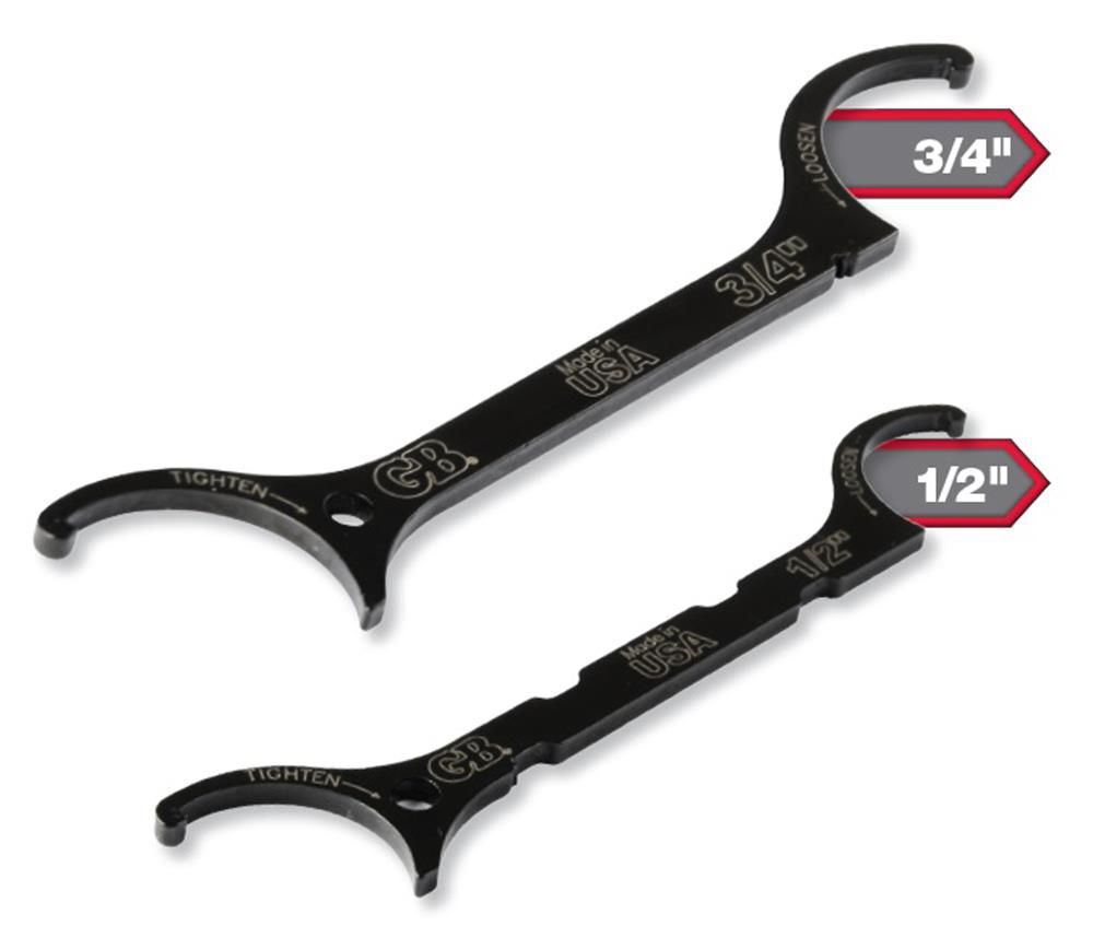 Gardner Bender Locknut Wrench Kit 1/2 in and 3/4 in, large image number 1