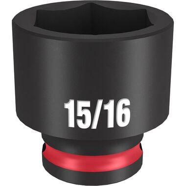 Milwaukee Impact Socket 3/8in Drive 15/16in Standard 6 Point