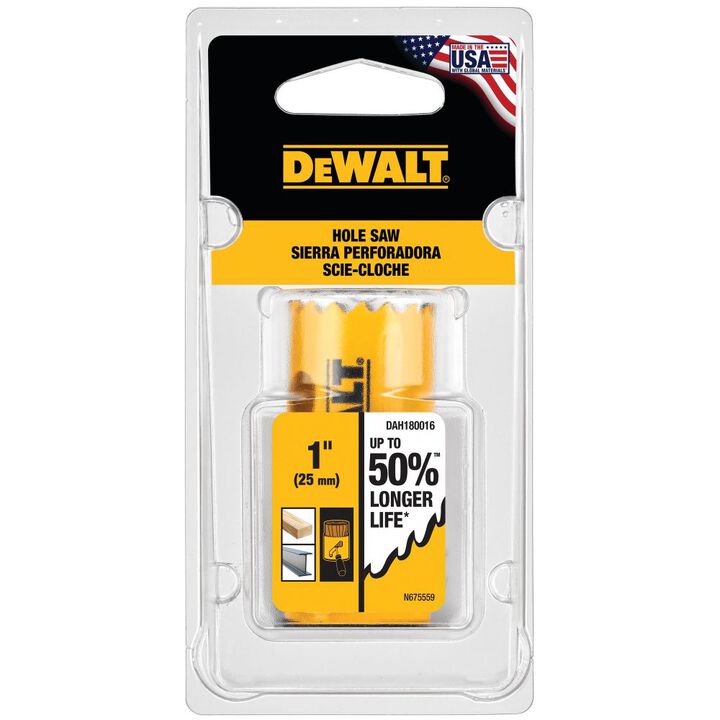 DEWALT 1 Inch Bi-Metal Hole Saw, large image number 1