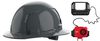 Milwaukee BOLT Gray Full Brim Vented Hard Hat with 6pt Ratcheting Suspension Type 1 Class C & USB Cooling Fan Bundle, small image number 1