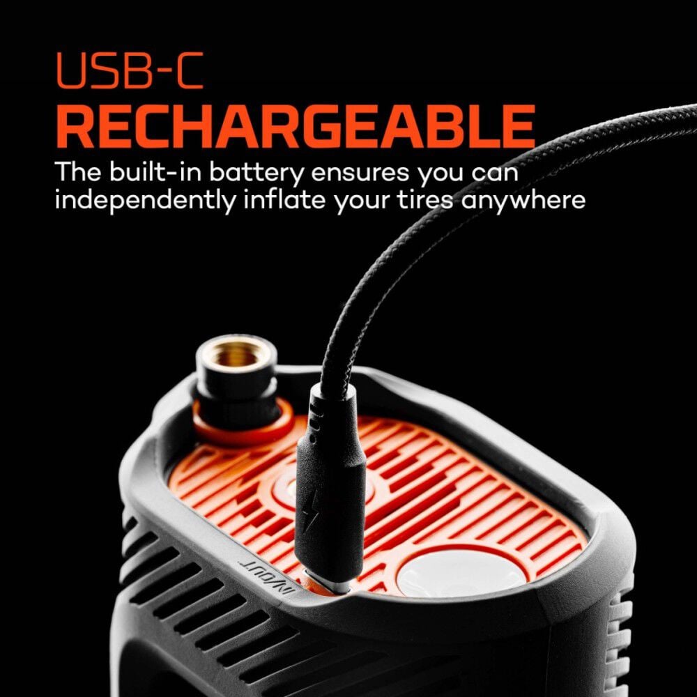 Nebo Portable Tire Inflator Assist Mini Air Compressor with Power Bank, large image number 4