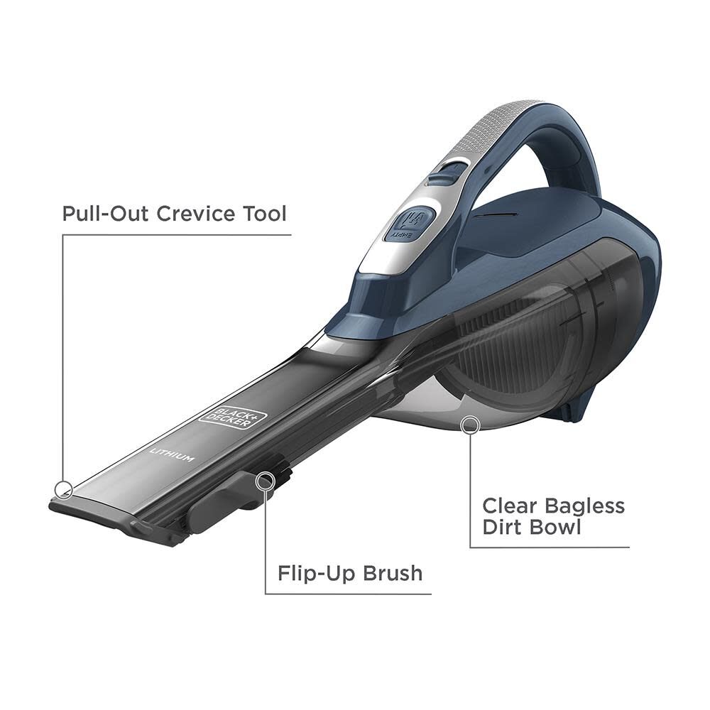 Black and Decker DUSTBUSTER Cordless Lithium Hand Vacuum HLVA315J62