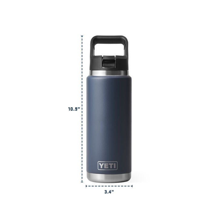 YETI 26oz Rambler Water Bottle with Straw Cap, large image number 5