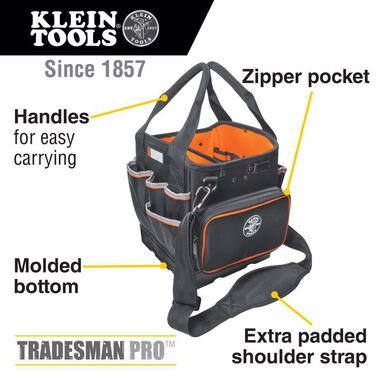 Klein Tools Tradesman Pro 10in Tote, large image number 2