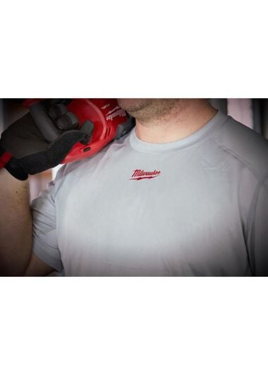 Milwaukee WorkSkin Light Weight Performance Shirt - Gray, large image number 5