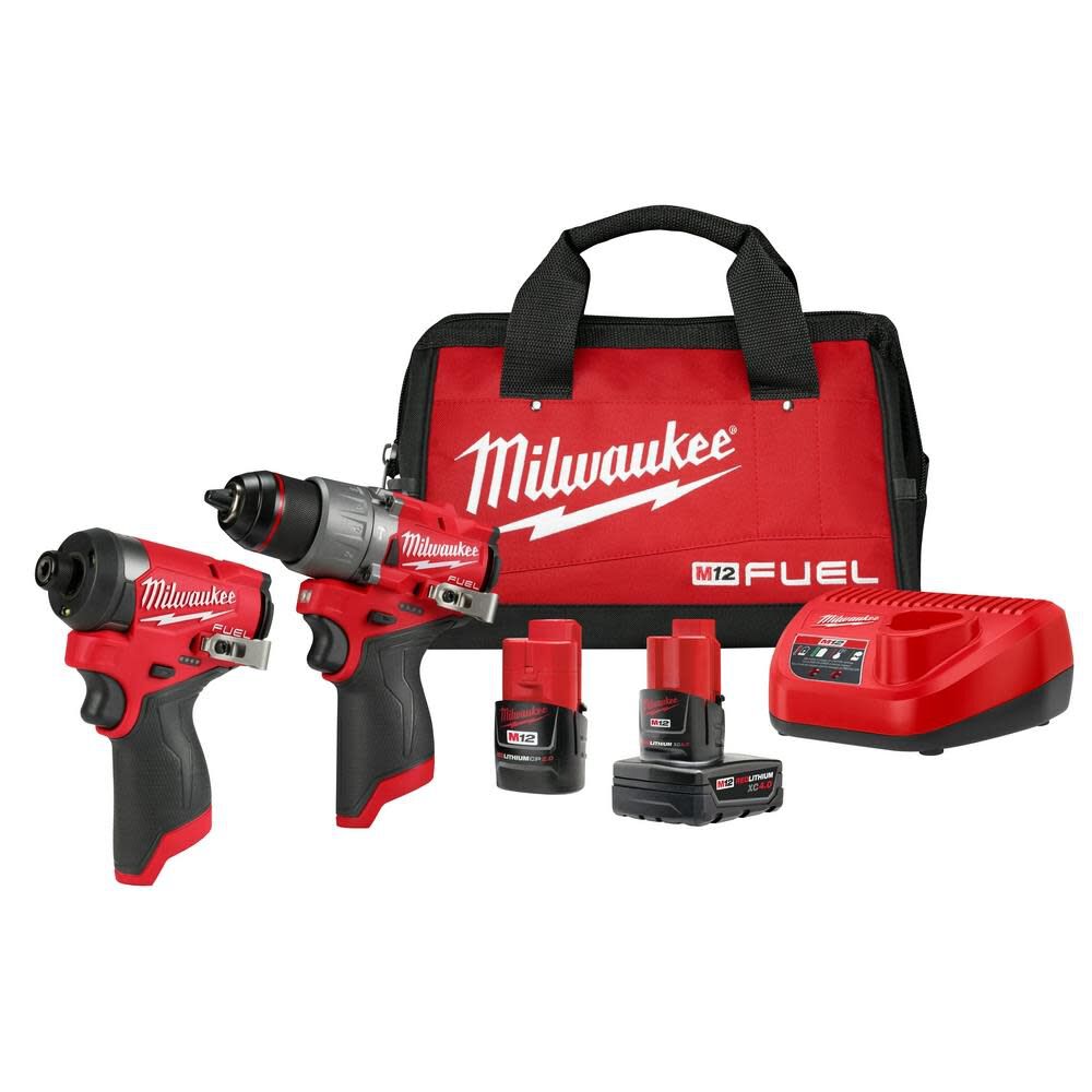 Milwaukee M12 FUEL 2 Tool Combo Kit 3497-22 - Acme Tools