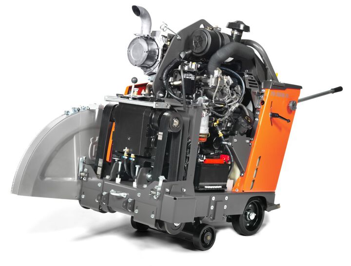 Husqvarna Construction FS 5000 D 26 Inch 48 HP Yanmar Engine 3-Speed Diesel Floor Saw Body Only, large image number 3