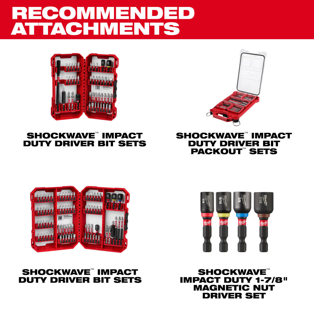 Milwaukee M18 FUEL 1/4 Inch Hex Impact Driver PACKOUT Kit, large image number 8